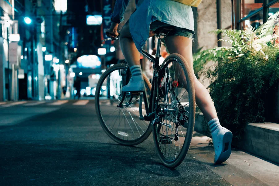 Riding a bike is a delightful and invigorating experience